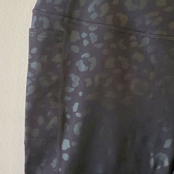 Skechers leopard animal print high waisted active athletic leggings plus size 3X - Picture 3 of 9